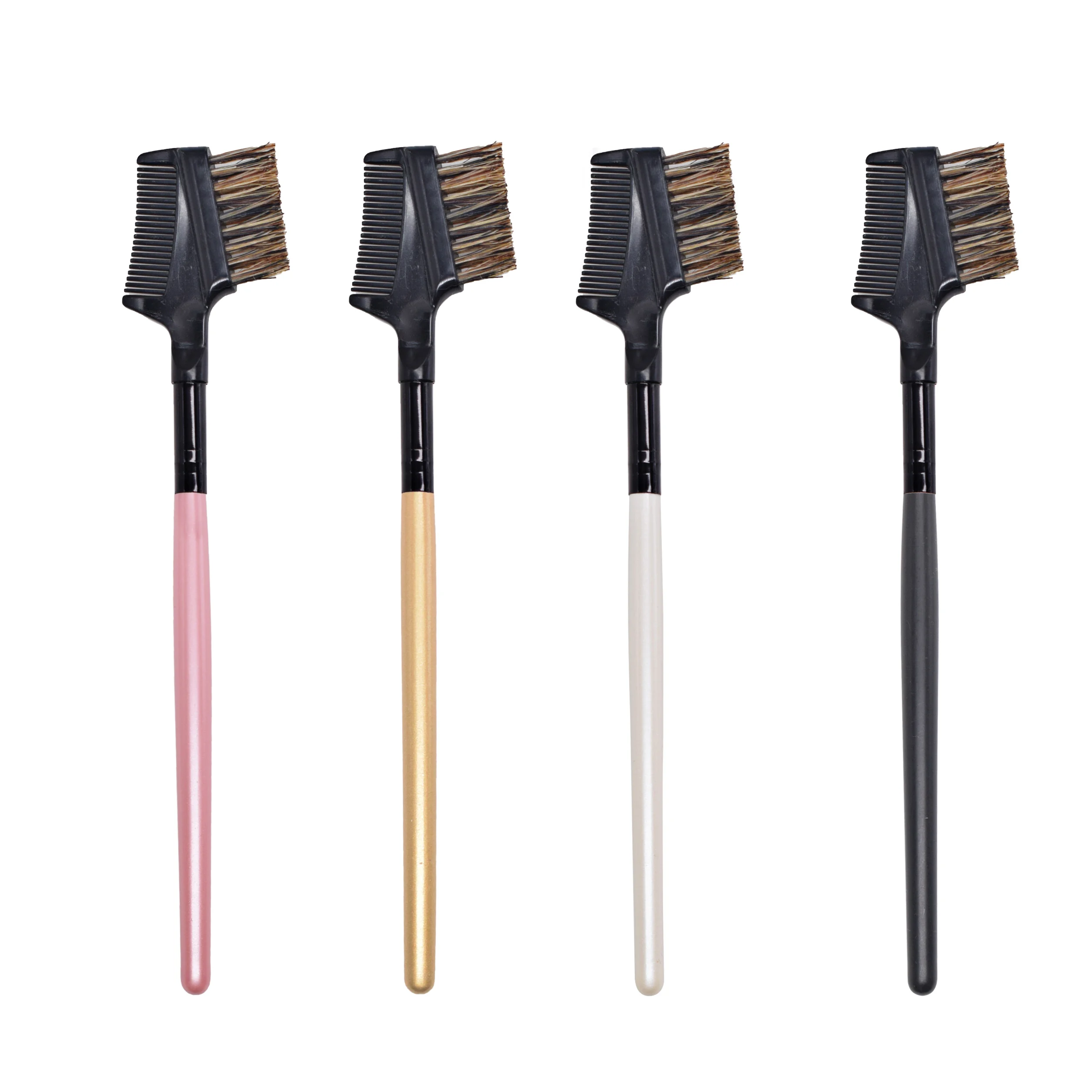 ShiningReal 1Pcs 2 in 1 Dual Use Eyebrow Comb Eyelashes Extension Applicator Brush Professional Cosmetics Beauty Make Up Brushes | Красота и