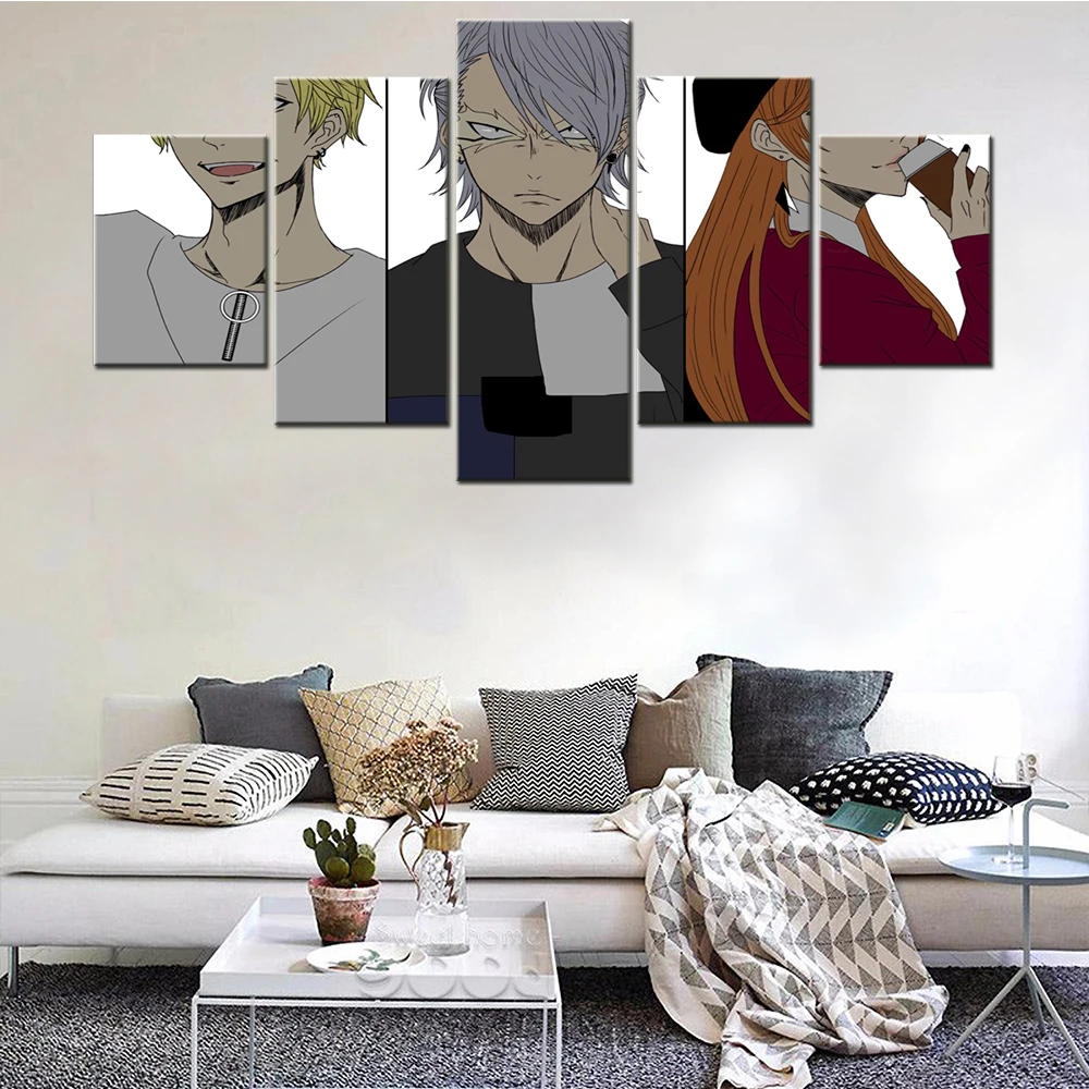 

Wall Art HD Printed Japan Anime Neito Monoma 5 Piece Canvas Paintings For Interior Living Room Decoration Posters Home Modern