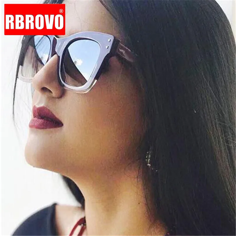 RBROVO 2021 винтажные Модные солнцезащитные очки женские брендовые дизайнерские