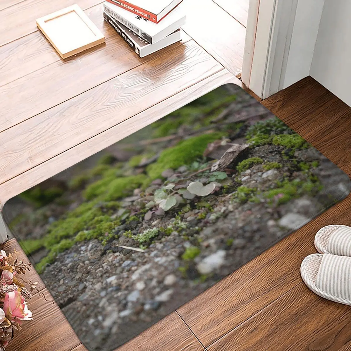 

Коврик Mossy Противоскользящий из полиэстера и ПВХ, 40 х60 см