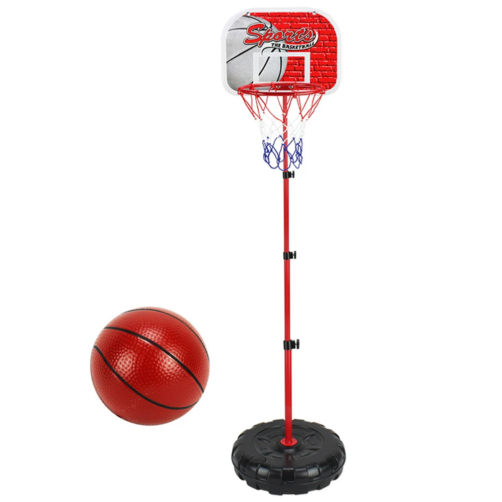 

Hot Selling Children Basketball Hoop Set Height Adjustable Portable Basketball System Indoor Sports Toy