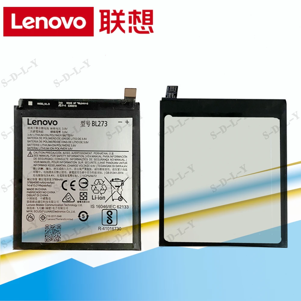 Новый оригинальный аккумулятор BL273 4000 мАч для Lenovo K6 Note K53a48 5 &quotаккумулятор +
