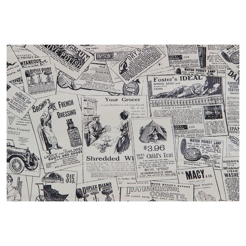 3D Ретро стерео имитация газетный рисунок водонепроницаемые наклейки на стену