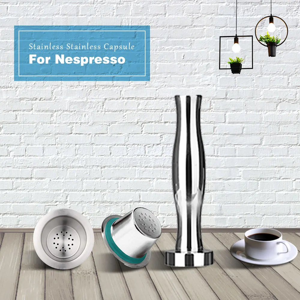 Капсулы Nesspreso многоразовые из нержавеющей стали для кофеварки Nespresso|Фильтры кофе|