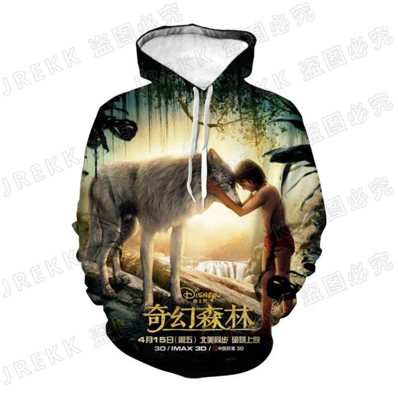 

The Jungle Book Hoodies Men Women Children Fashion Long Sleeve 3D Print Sweatshirts Streetwear Boy Girl Kids Cool Tops Clothes