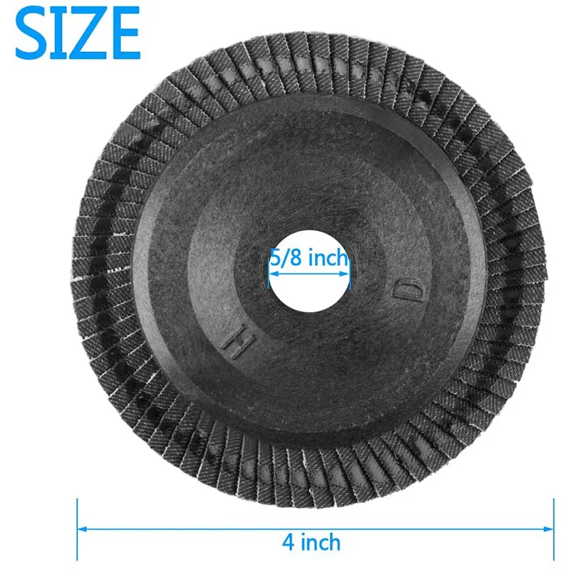 

Flap Disc 20 Pack Flap Wheel for Grinders 4 Inch Grinding Wheel for Metal Wood Sanding Polishing