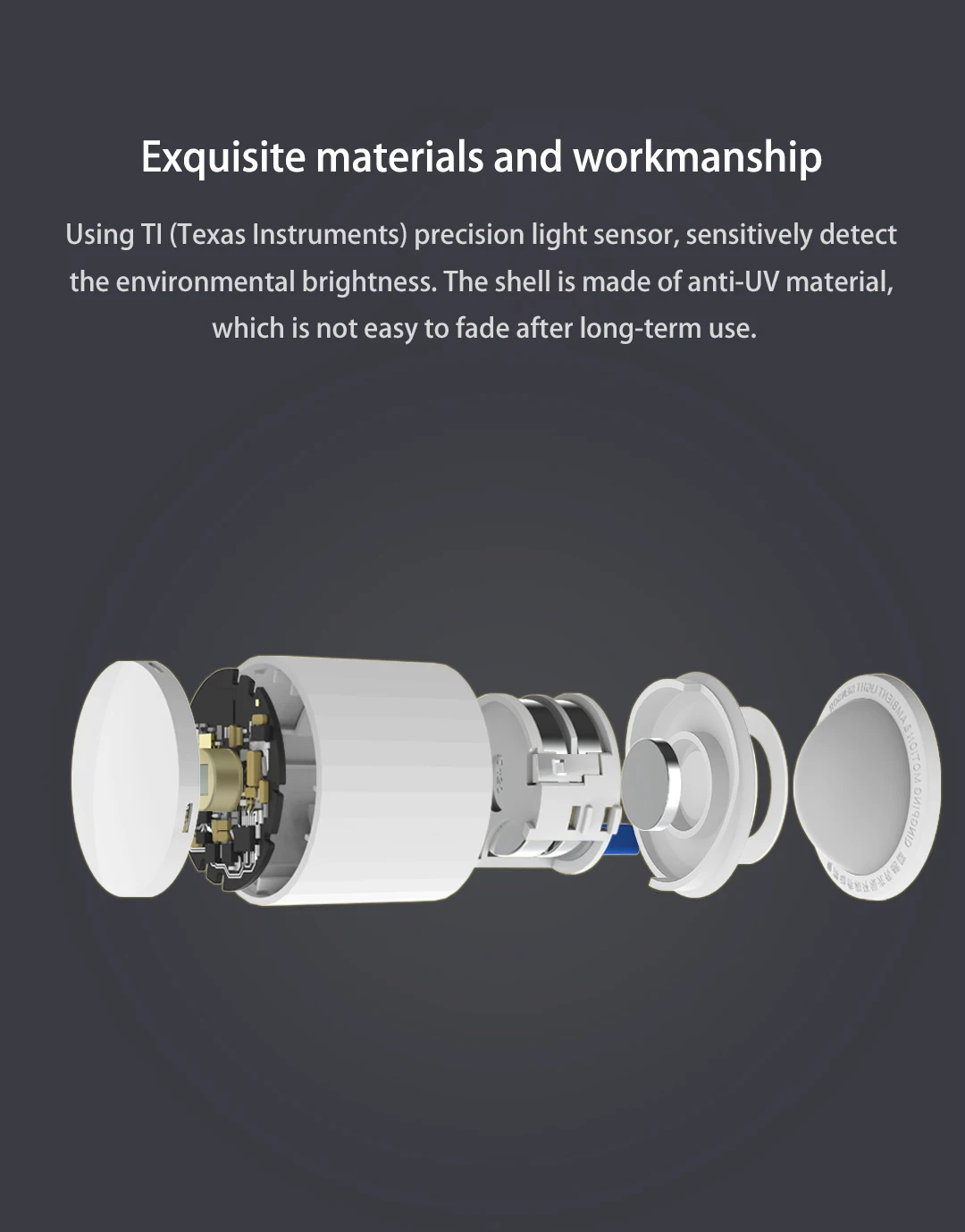 Qingping Human Body / Pet Sensor Smart Body Movement Motion & Light SensorMagnetic Split Base Work WIth MiHome App