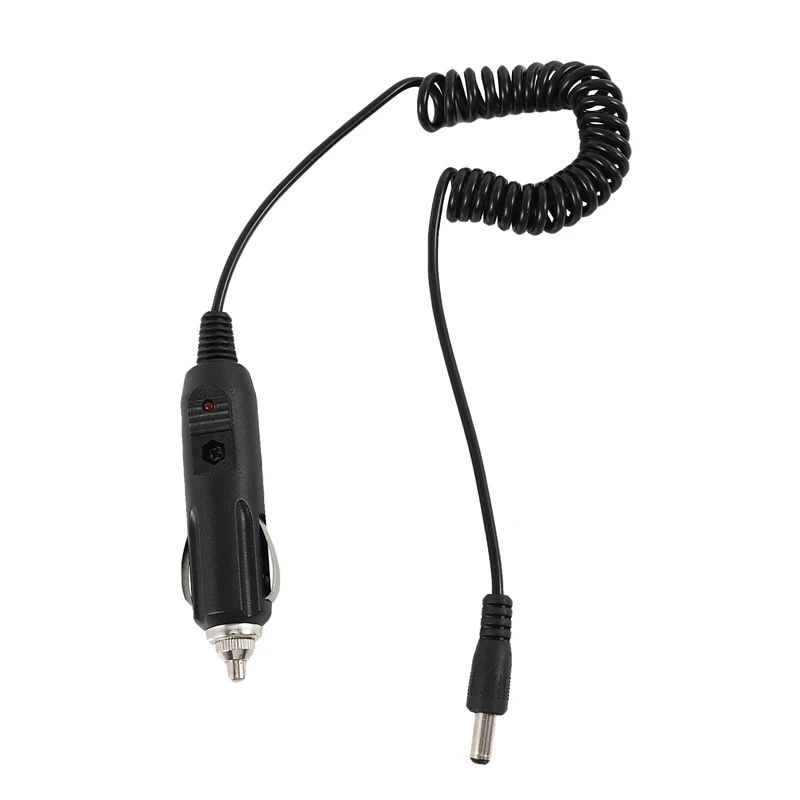 

12V Car Charger Spring Cable for Baofeng UV5R 5RE 5RC 5RB Walkie Talkie Radio