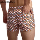 Мужские шорты для плавания JOCKMAIL, костюмы для пляжных шорт, мужские Модные плавки для серфинга с радужным принтом, быстросохнущие купальники