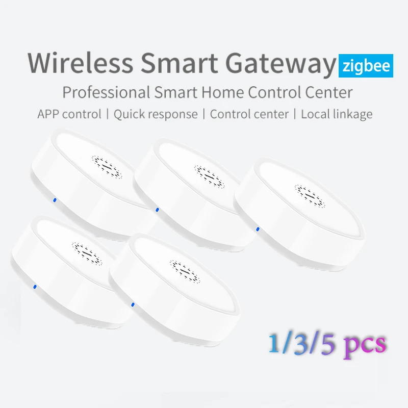 

Умный шлюз ZigBee, Wi-Fi, Tuya, 1/3/5 шт.