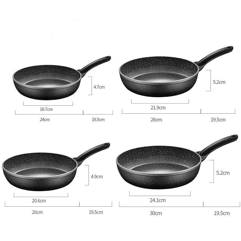 Сковорода с антипригарным покрытием для жарки блинчиков без дыма жареных яиц