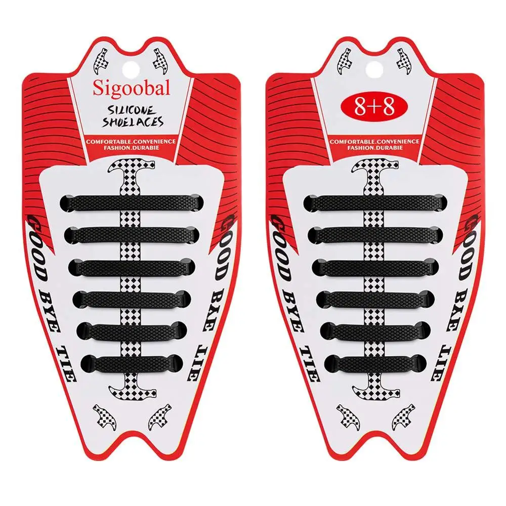12 шт силиконовые шнурки эластичные без шнурков для обуви подходят всех ботинок