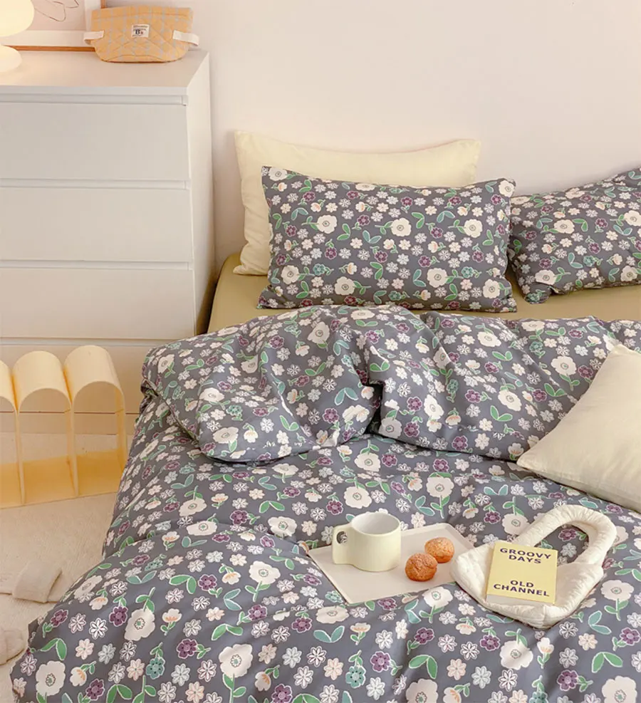 Набор постельного белья в деревенском стиле набор винтажном с цветочным