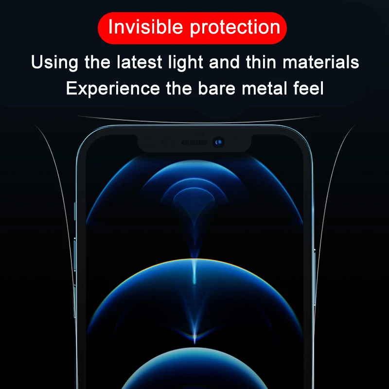 Защитная пленка с полным покрытием для iPhone 13 Pro Max экрана боковая Гидрогелевая 12