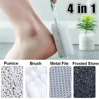 foot pumice stone brush scrubber callus corn remover feet massage pedicure exfoliating shower remove dead skin foot care tool