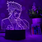 Usb светодиодный ночсветильник сенсорный ночсветильник для спальни для детей аниме Hunter X Hunter декоративсветильник 3d лампа Hisoka лампа