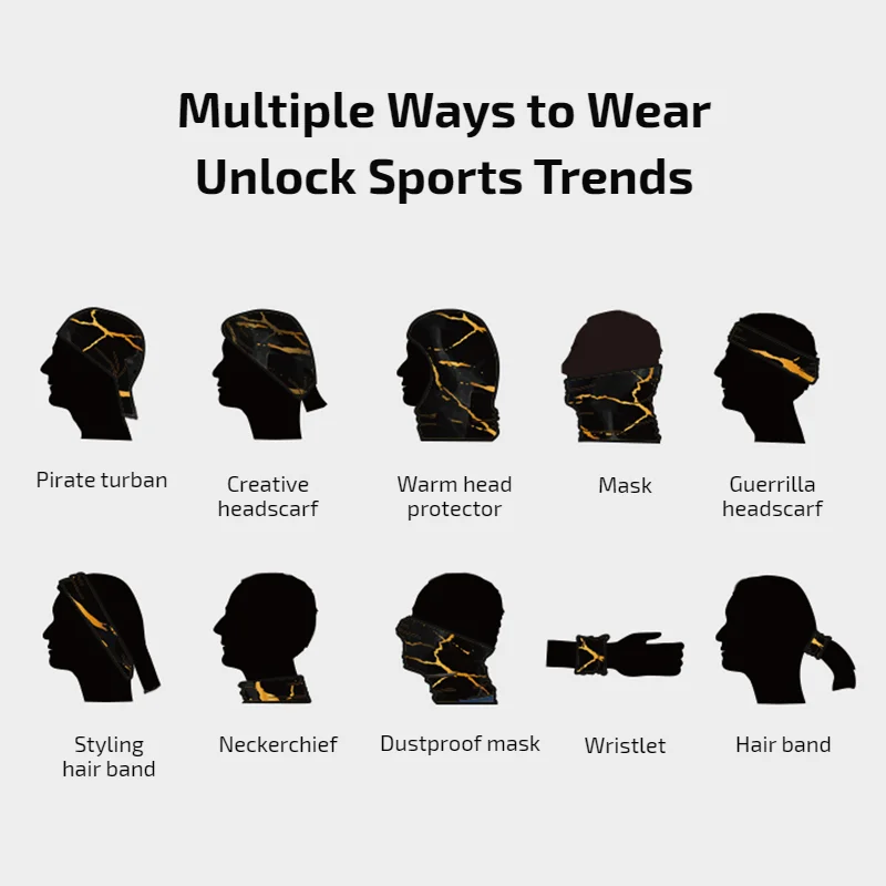 Велосипедная повязка на голову Santic зимняя защита для шеи спортивные головные