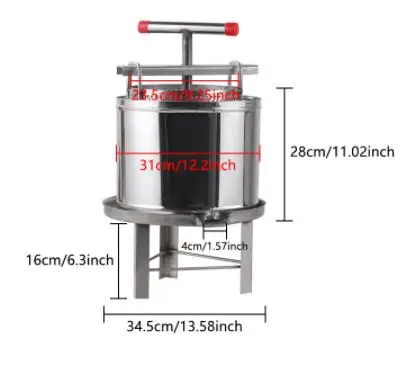 Инструмент для пчеловодства ручная машина прессования медового воска пресс