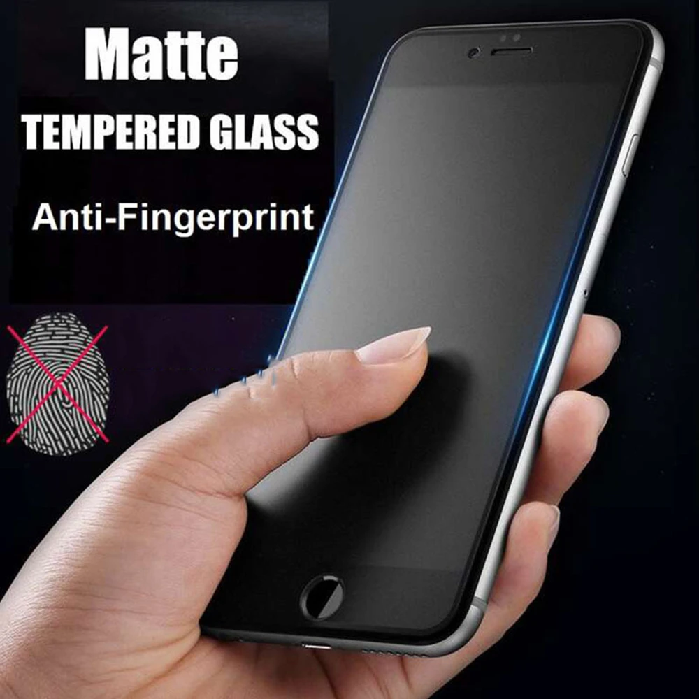 100pcs ag matte glass for iphone 13 12 mini 11 pro max xs max xr 8 7 6 6s plus se2 full cover anti fingerprint screen protector free global shipping