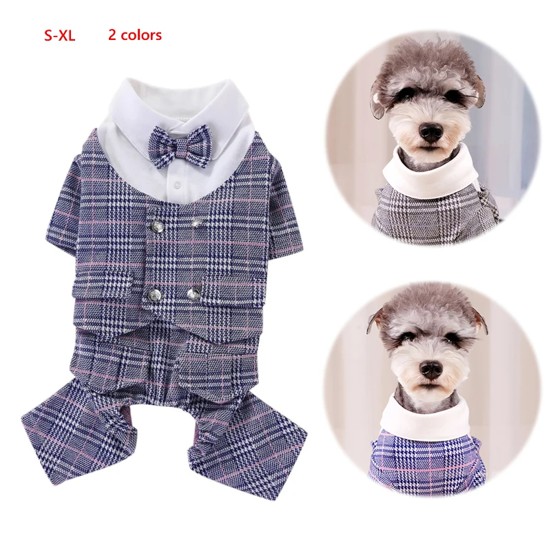 

Комбинезон для собак, для мальчиков, Свадебный костюм, смокинг, штаны для питомцев, померанский пудель, Бишон, шнауцер, костюмы для домашних ...