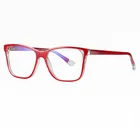 Новые квадратные очки TR90 для компьютера, Мужские Простые и удобные оправы для очков, женские и мужские модные авангардные очки для близорукости