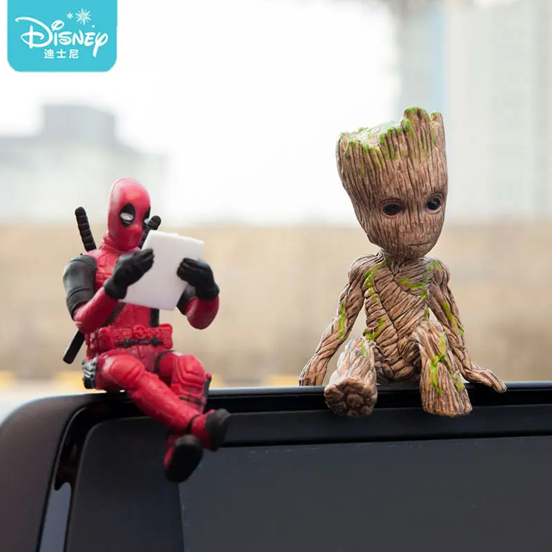 

Disney 6CM Tree Man Groot Action Figure Model Toys Marvel Avengers Toys Mini Guardians Of The Galaxy Figure Sitting Groot Toys