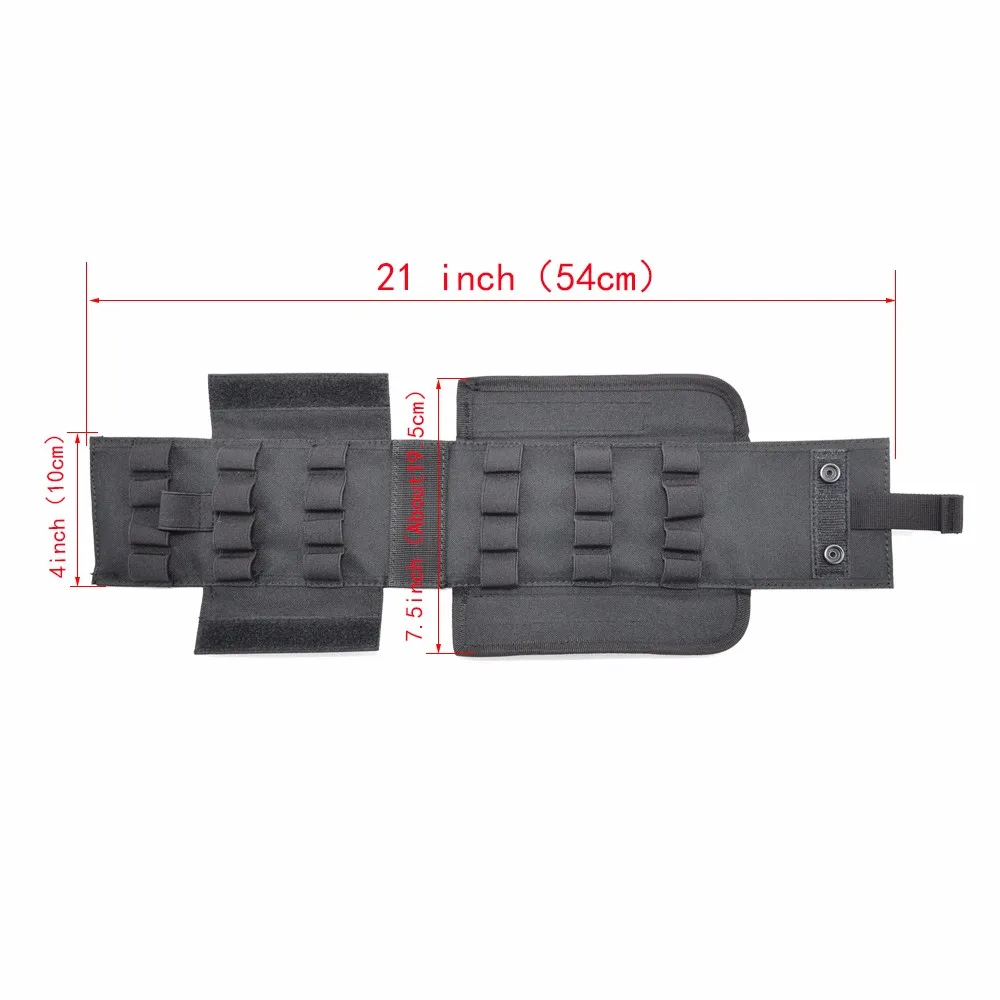 Hunting bags holsters 25 Round 12 Gauge Shells Reload Tactical Magazine Pouch Molle PALS ammo box Canvas gun accessories | Спорт и