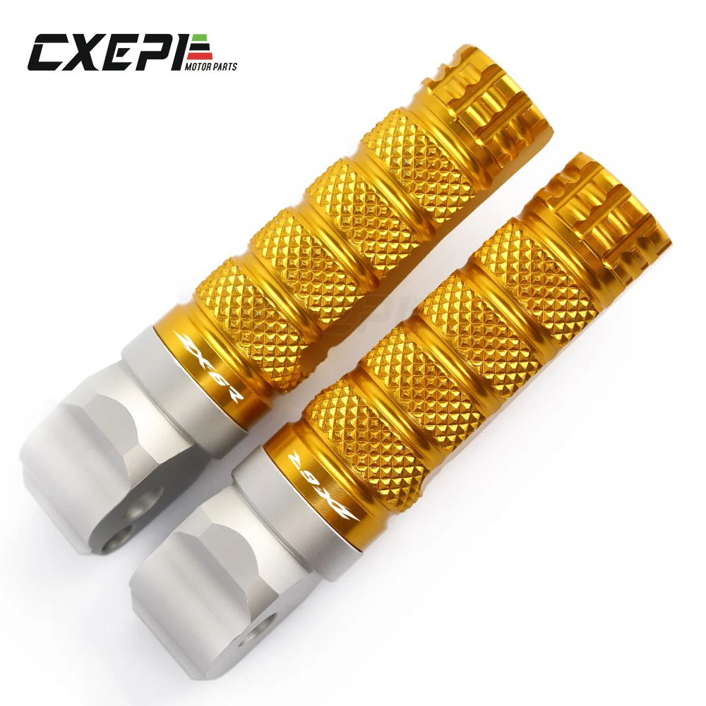 

Motorcycle Accessories CNC Aluminum Passenger Footrests Rear Foot Pegs for Kawasaki ZX6R ZX-6R 2005-2013 2014 2015 2016 2017