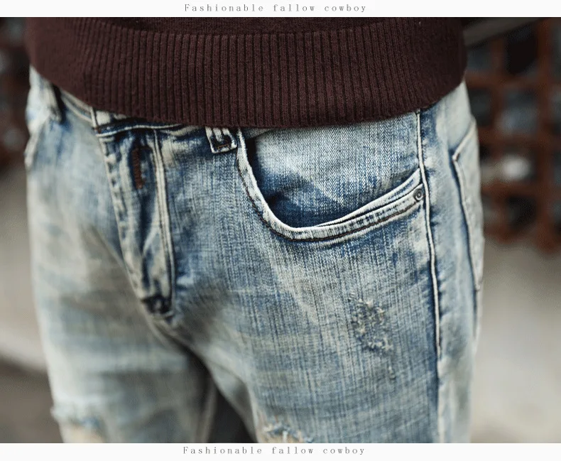 

Spring And Autumn New Fashion Casual Men's Jeans-NZKJ19