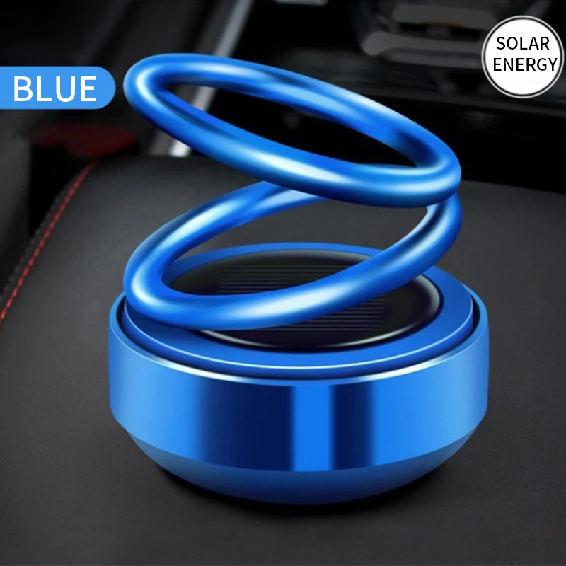 Автомобильный очиститель воздуха духи на солнечной батарее двойное кольцо