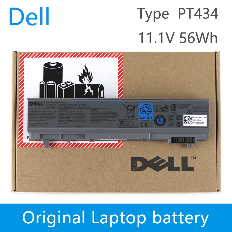 Оригинальный Новый Сменный аккумулятор для ноутбука Dell Latitude E6400 E6410 E6500 E6510 M4400 M6400