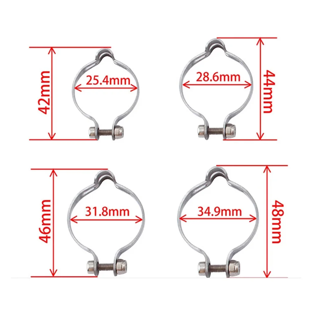 

Clip Clamps Steel Bike Guide Organizer Cable Clamp Brake Shifter Tube Clamp-On Vintage Bicycle Parts for Brake Cable