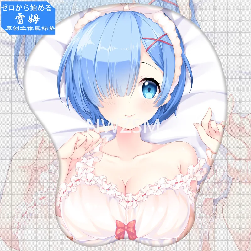 

Novel Re:Life in a different world from zero Rem Pajamas beauty chest stereo mouse pad wrist pad animation