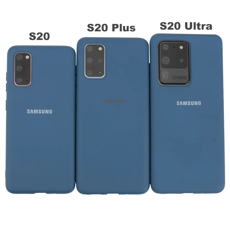 Оригинальный чехол S20 для Samsung Galaxy Ultra plus шелковистый силиконовый высокого
