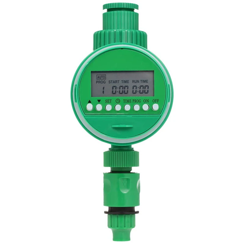 

Practical Automatic Irrigation Timer, Single Outlet Hose Faucet Timer Digital LCD Electronic Household Water Timer Outdoor Water