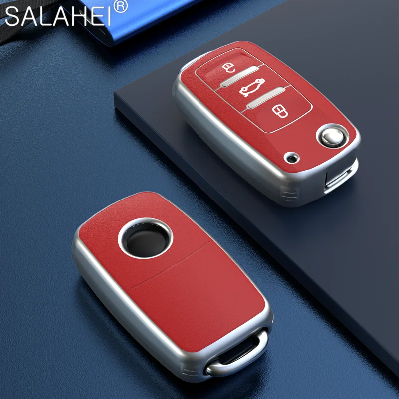 

Car Key Cover Case Holder Protector Shell for VW Golf Bora Jetta POLO GOLF Passat For Skoda Octavia A5 Fabia For SEAT Ibiza Leon