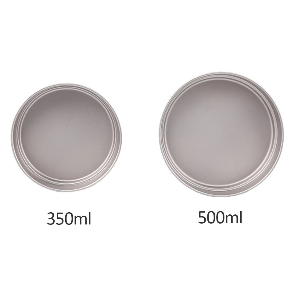 Lixada Ultralight Titanium Frypan Bowl Outdoor Camping Frying Pan Hiking Backpacking Cooking with Foldable Handles | Спорт и