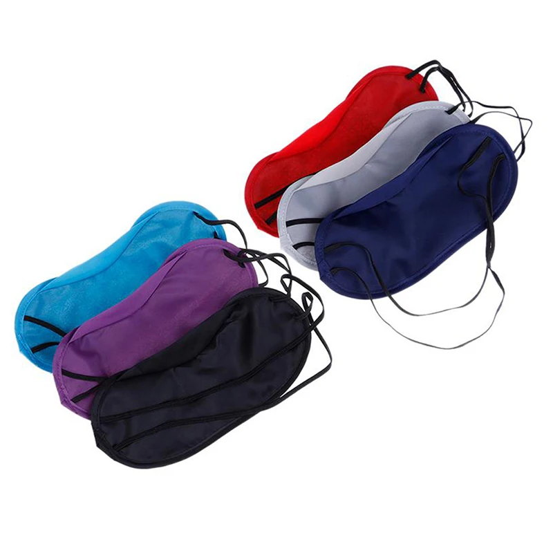 

1pc Cute Eye Aid Travel Rest Eye Cover Sleeping Mask Aviation Sleep Mask Unisex Fashion Portable Elastic Bandage Eye Masks