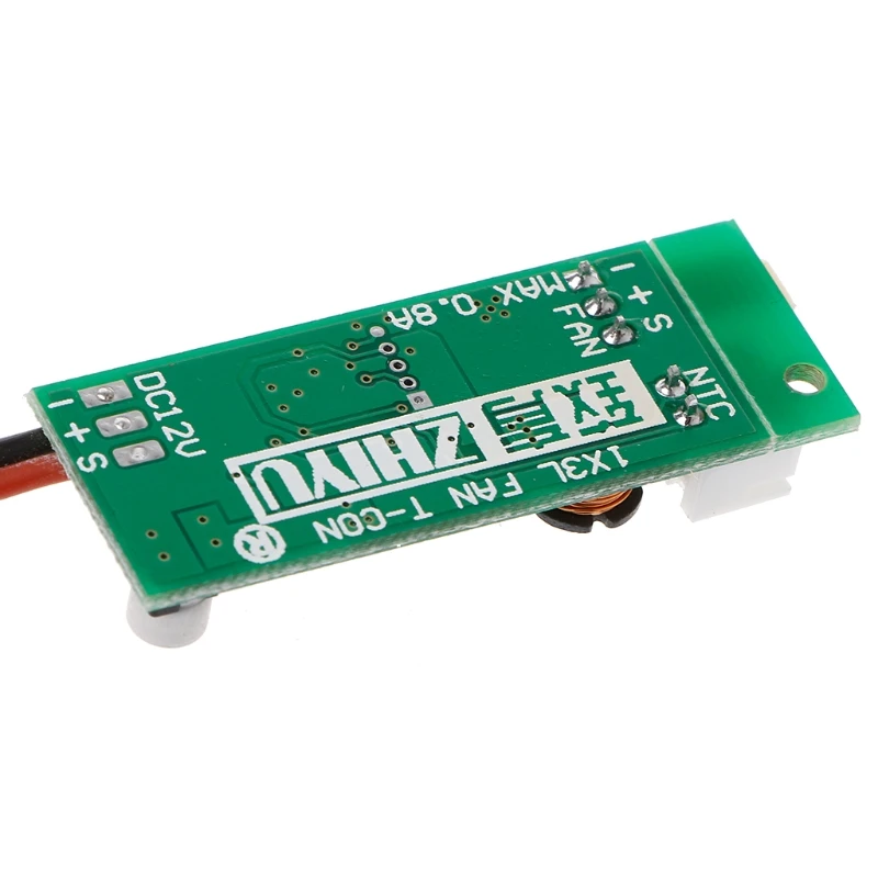 Фото 2020 Новый DC 12V Температурный регулятор скорости Denoised регулятор скорости для PC вентилятора/сигнализации №4