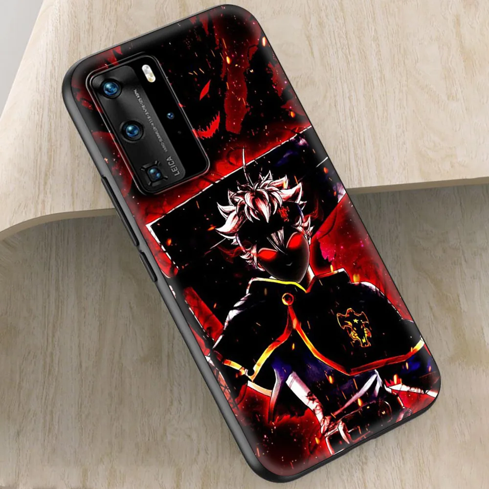 

Asta Anime Black Silicone Soft Case for Huawei P30 P20 P10 Pro P20 Lite P40 Pro Plus P Smart Z 2021 Luxury Phone Coque