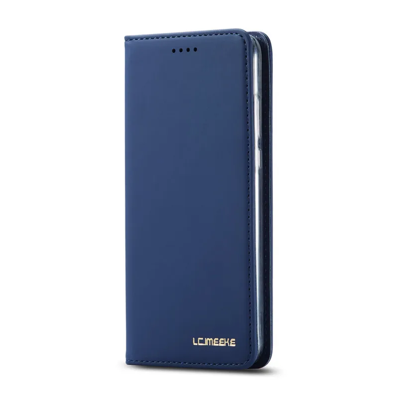 Чехол для huawei P30 Lite, флип-чехол для телефона Магнитный для huawei P30 Lite, кожаный винтажный кошелек, чехлы на huawei P30 Pro, чехол P30 - Цвет: Синий
