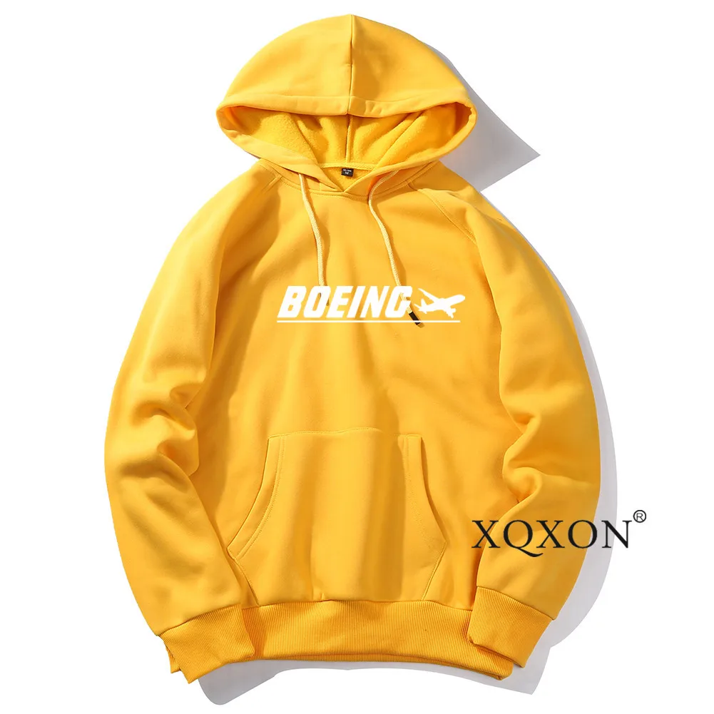XQXON-осенне-зимняя уличная мода мужская толстовка с капюшоном высокого качества Boeing мужская толстовка с капюшоном EU/US размер H701 - Цвет: Picture color