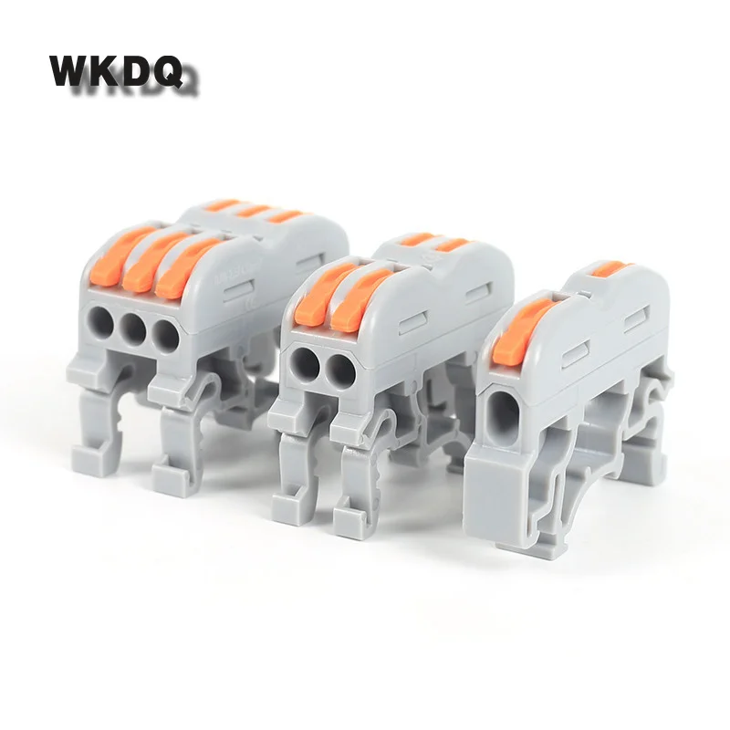 Универсальный Компактный Соединительный разъем 222 типа 1/2/3 pin пружинный