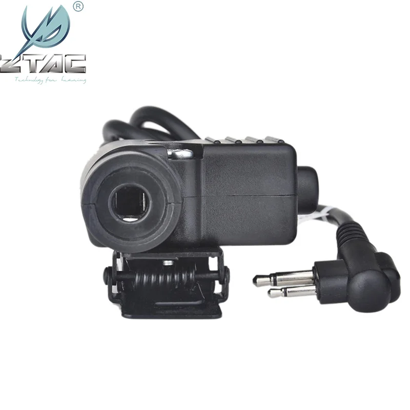 Z Tac U94 PTT тактическая гарнитура адаптер Motorola Plug Push To Talk Airsoft Midland Baofeng Z113|Тактические
