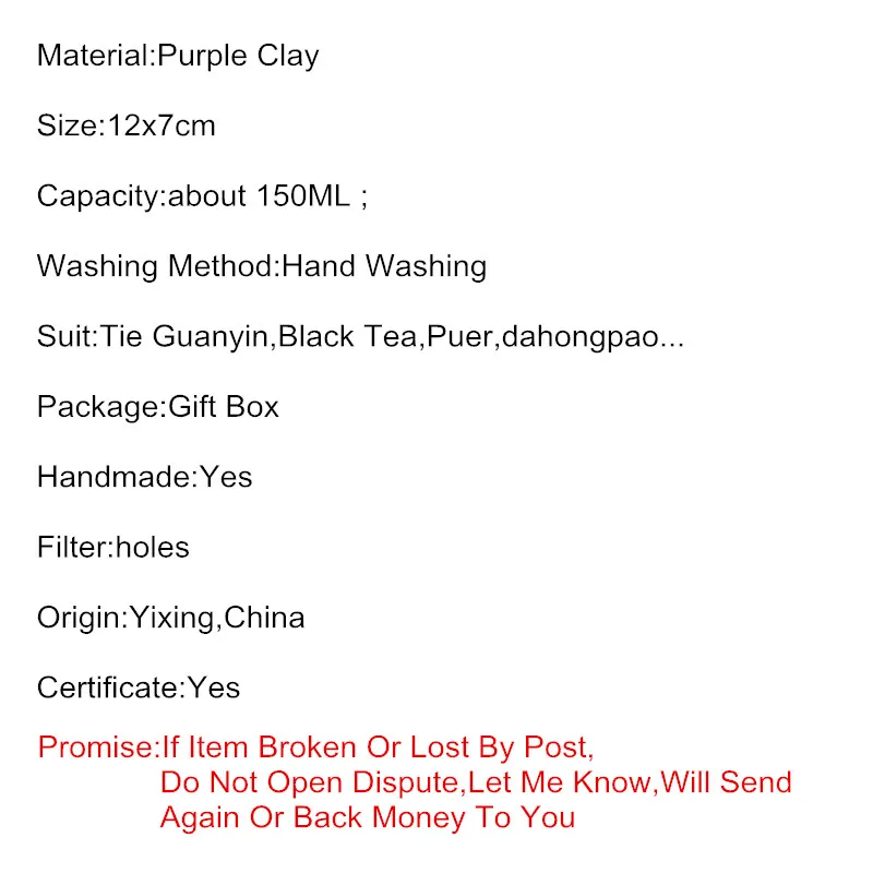 

150ML Yixing Kung Fu Teapot Ore Mud Duan Handmade Zisha Tea Kettle Drinkware