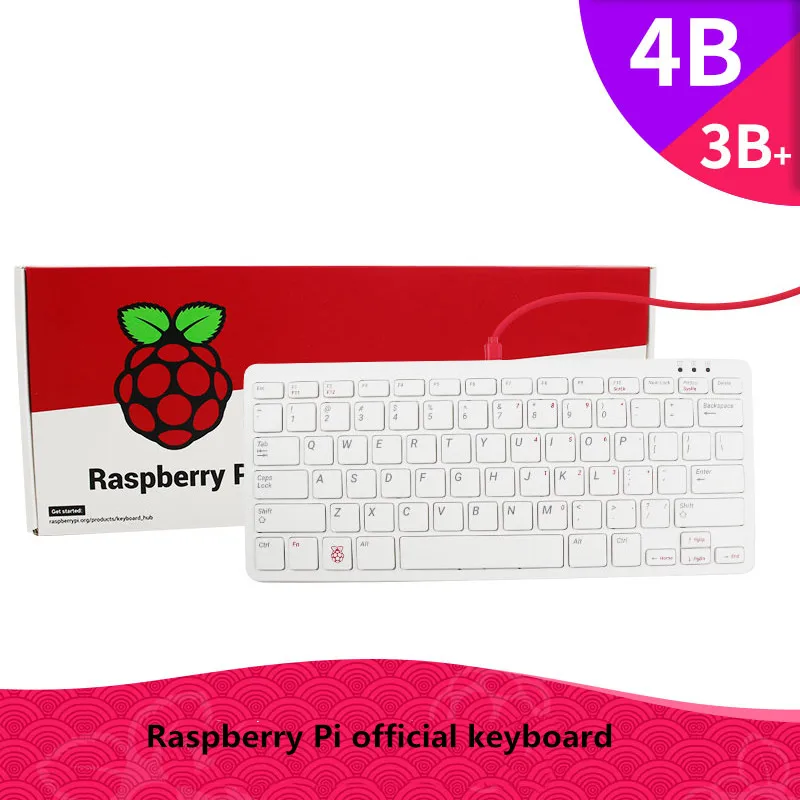 Официальная клавиатура Raspberry Pi 4 поколения 4B/3B + без мыши | Игрушки и хобби
