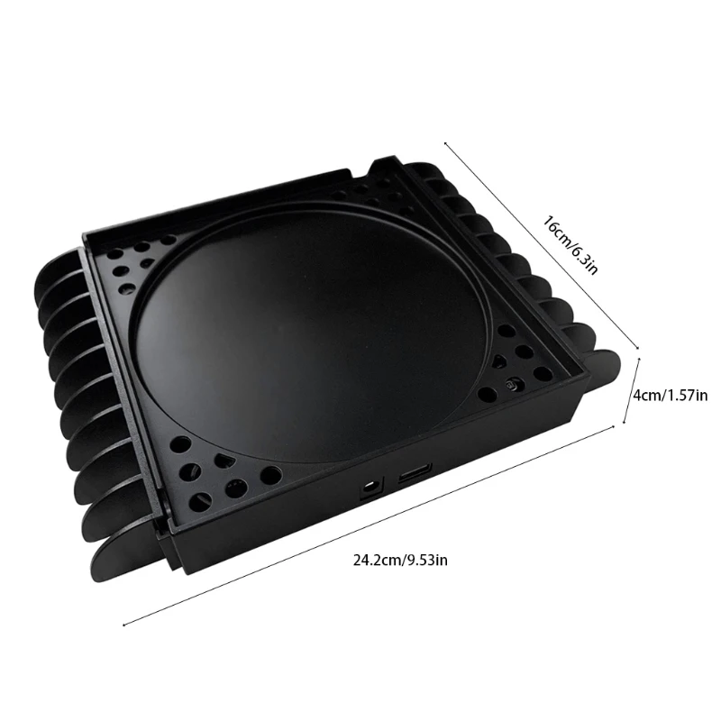 

For Series X Vertical Cooling Fans Stand Game Console Multi-function Base Cooler Game Discs Storage