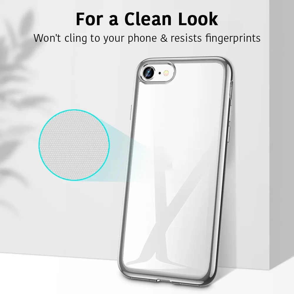 

Silicone Transparent Phone Case for IPhone SE 2020 Case TPU Clear Cover for IPhone SE 2nd Gen 5s SE Transparent Case