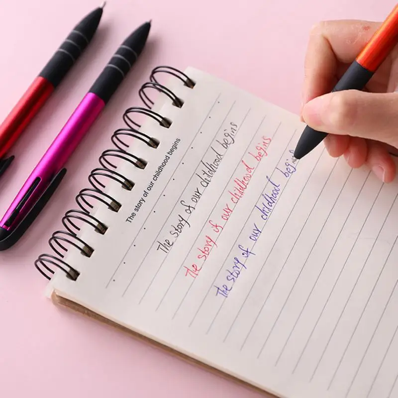 Шариковая ручка 0 5 мм трех цветов шариковая средней длины классический внешний