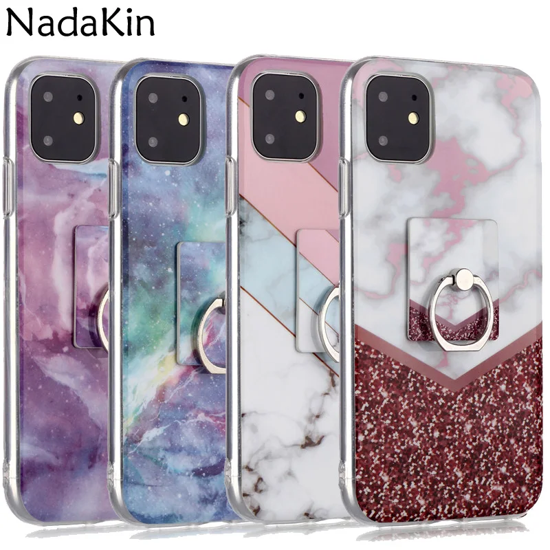 Мраморный камень мягкий задний Чехол для телефона оболочка iPhone 11 Pro MAX 5 5S